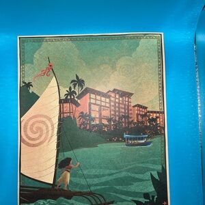 8x10 art print featuring Moana by Bret Iwan